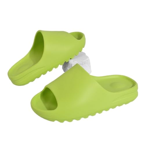 DSFIHJO wolkenpantoffeln Slides For Herren Outdoor Trendy Sliders Mit Dicker Sohle Strandsandalen Designer-Slides Aus Knochen Damen(Fruit Green,42(26cm)) von DSFIHJO