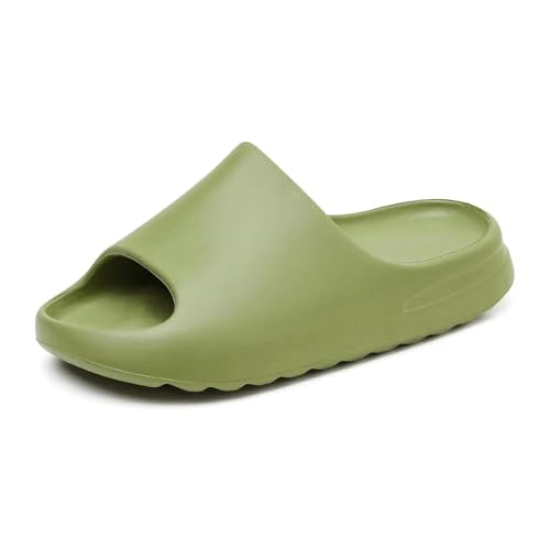 DSFIHJO wolkenpantoffeln Sommer Herren Hausschuhe Kausal EVA Schuhe Rutschfeste Outdoor Weiche Leichte Strand Gemütliche Wolken(Green,38-39) von DSFIHJO
