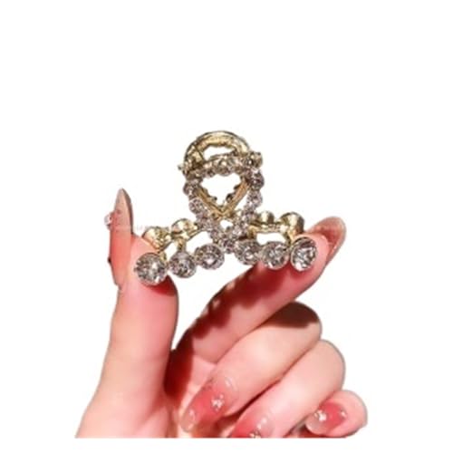 Haarklammern Metall Stil Imitation Perle Geometrische Mini Nette Haar Krallen for Frauen Temperament Trend Shark Clip Senior Zubehör(Style1) von DSFIHJO