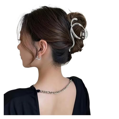 Haarklammern Unregelmäßige Haarnadeln Punk-Stil Metall Haar Krallen Haarspangen Frauen Haar Zubehör Pferdeschwanz Haar Clips Kopfbedeckungen(B) von DSFIHJO