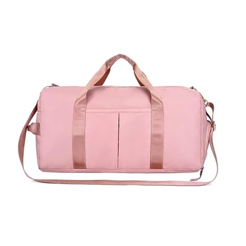 Sporttasche Frauen Sport Sporttasche Reise Trocken Nass Tasche Männer Handtasche Multifunktions Schwimmen Umhängetasche(Pink) von DSFIHJO