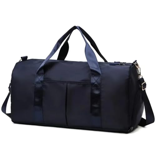 Sporttasche Reisetaschen Damen Große Kapazität Fitnesstasche Gepäcktaschen Koffer und Reisetasche Handtasche for Einkaufstasche Strandtaschen(Dark Blue) von DSFIHJO