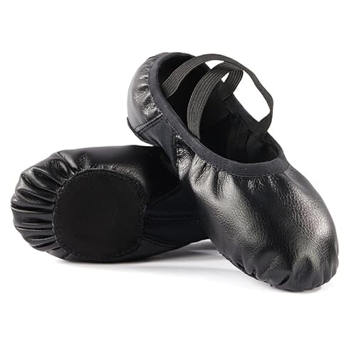 jazztanzschuhe Damen Kinder-Jazz-Tanzschuhe, Schwarze rutschfeste Sohle, Ballettschuhe for Erwachsene, Geeignet for Mädchen Und Damen, Größen 23–45(42) von DSFIHJO