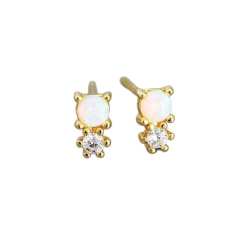 DSHUAI Goldene Ohrringe Damen,Damen Opal Goldene Ohrstecker Ganzkörper 925 Material Handgefertigt Mode Intarsien Zirkon Ohrschmuck Alltagskleidung Geschenke Für Sie DSHUAI Goldene Ohrringe Damen,Damen Opal Goldene Ohrstecker Ganzkörper 925 Material Handgefertigt Mode Intarsien Zirkon Ohrschmuck Alltagskleidung Geschenke Für Sie von DSHUAI