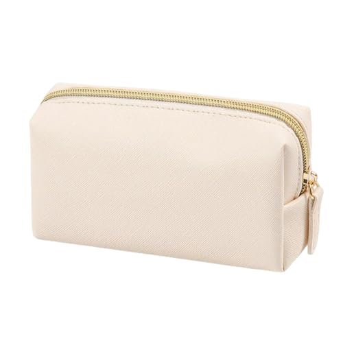 Dskdfhn Kosmetiktasche 3Pcs Tragbare Toilettenbeutel wasserdichte Reise -Make -Up -Taschen Für Frauen Kleine Mittlere Große Organisatorbeutel-Beige-Small von DSKDFHN