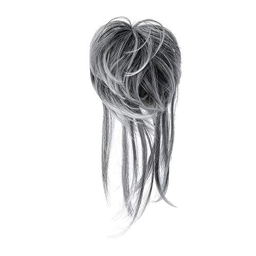 DSOUWEH DIY Pferdeschwanzverlängerung für Damen, vielseitig einsetzbar und trendige lockige Haarfaser für weibliche Dutt Perücke mit neuartigen und einzigartigen Stilen, 1B 171t60 von DSOUWEH