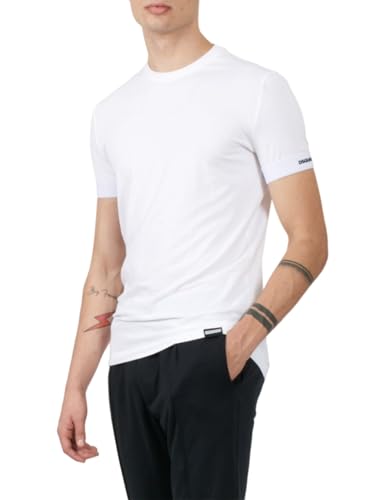 T-SHIRT DSQUARED. BIANCO Bianco L von DSQUARED2