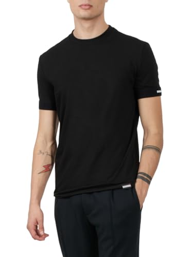 T-SHIRT DSQUARED. NERO Nero M von DSQUARED2