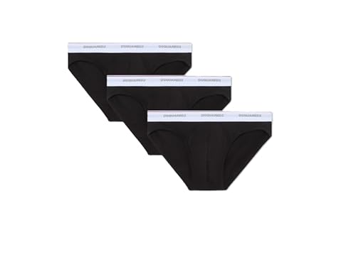 DSQUARED2 3-Pack Brief DCX300030, 001 - Schwarz, M von DSQUARED2