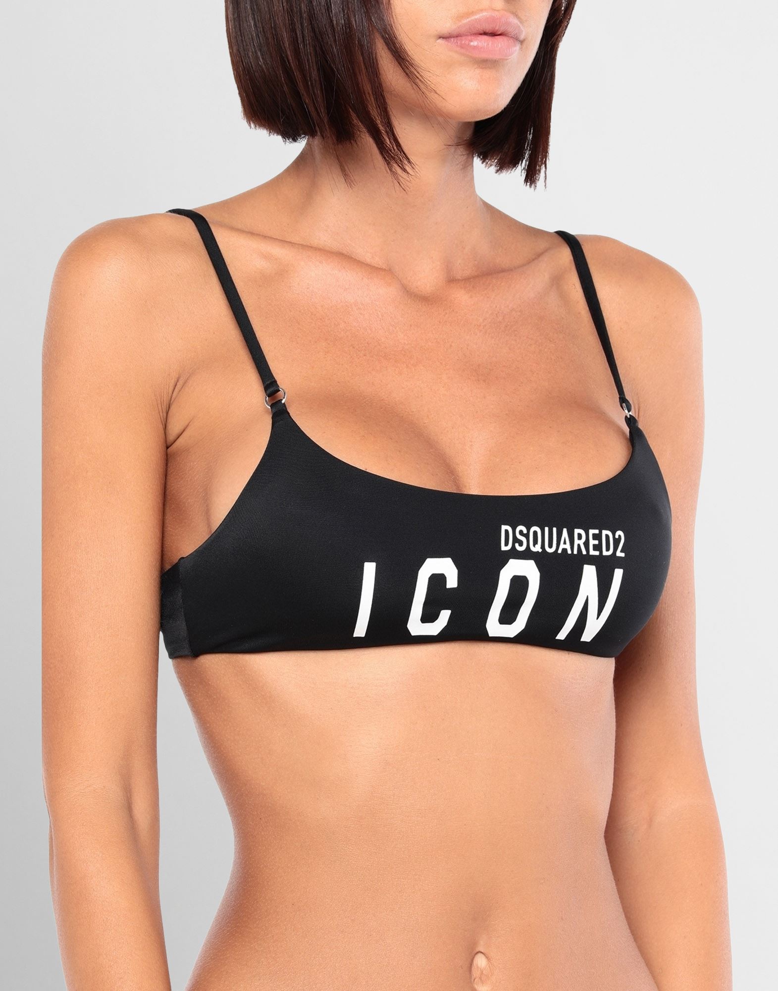 DSQUARED2 Bikini-oberteil Damen Schwarz von DSQUARED2