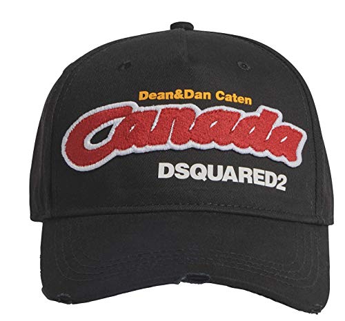 DSQUARED2 Canada Toronto Patch Baseballcap Cap Kappe Basebalkappe Hat Hut Black DSQUARED2 Canada Toronto Patch Baseballcap Cap Kappe Basebalkappe Hat Hut Black von DSQUARED2