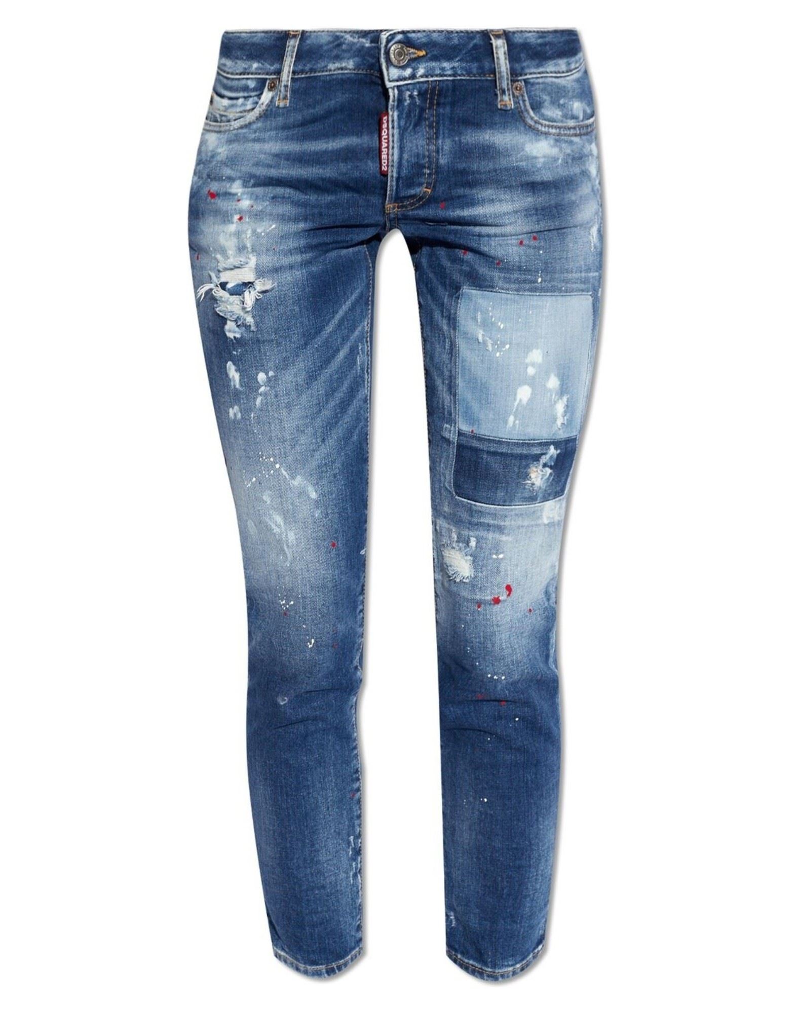 DSQUARED2 Cropped Jeans Damen Blau von DSQUARED2