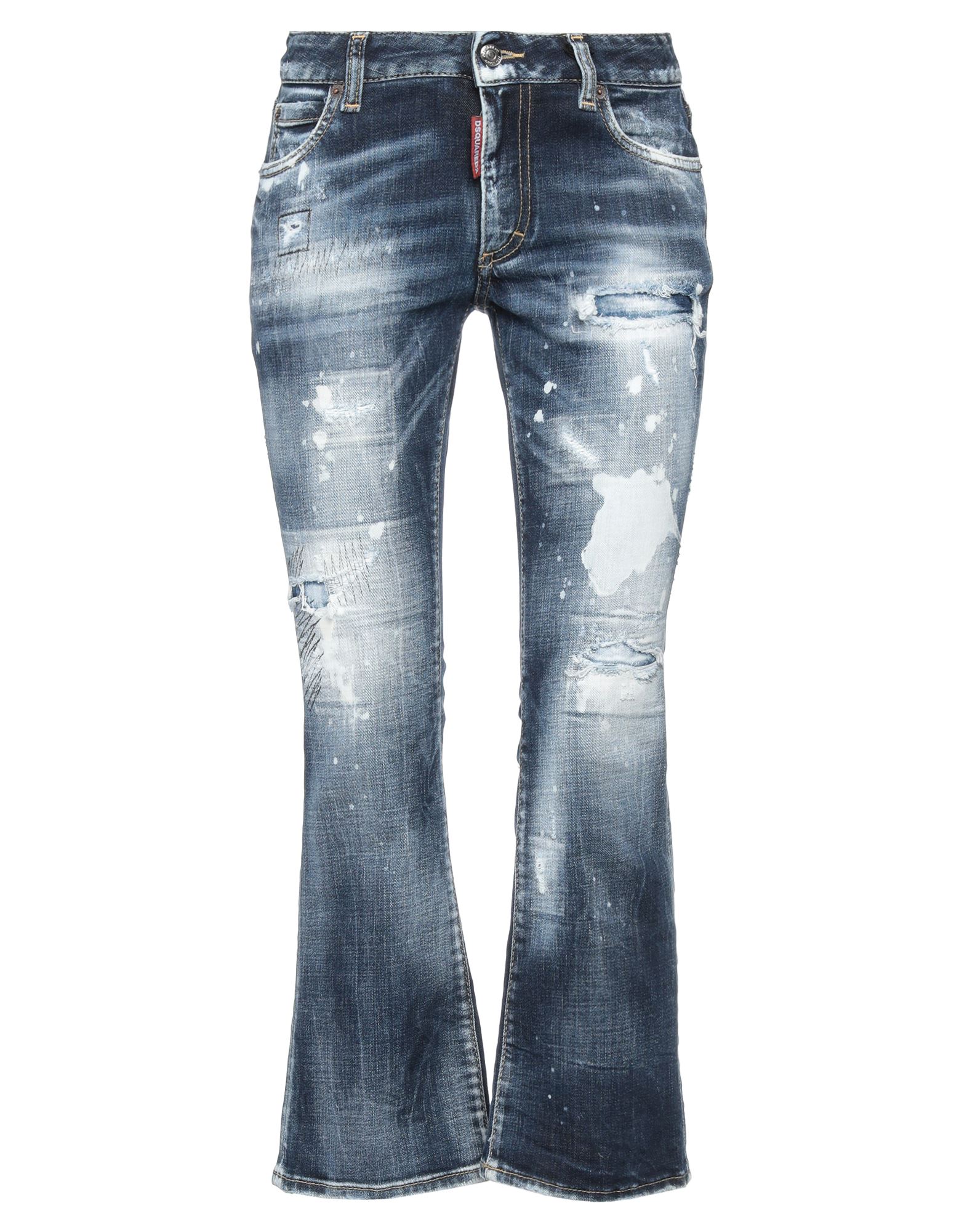 DSQUARED2 Cropped Jeans Damen Blau von DSQUARED2