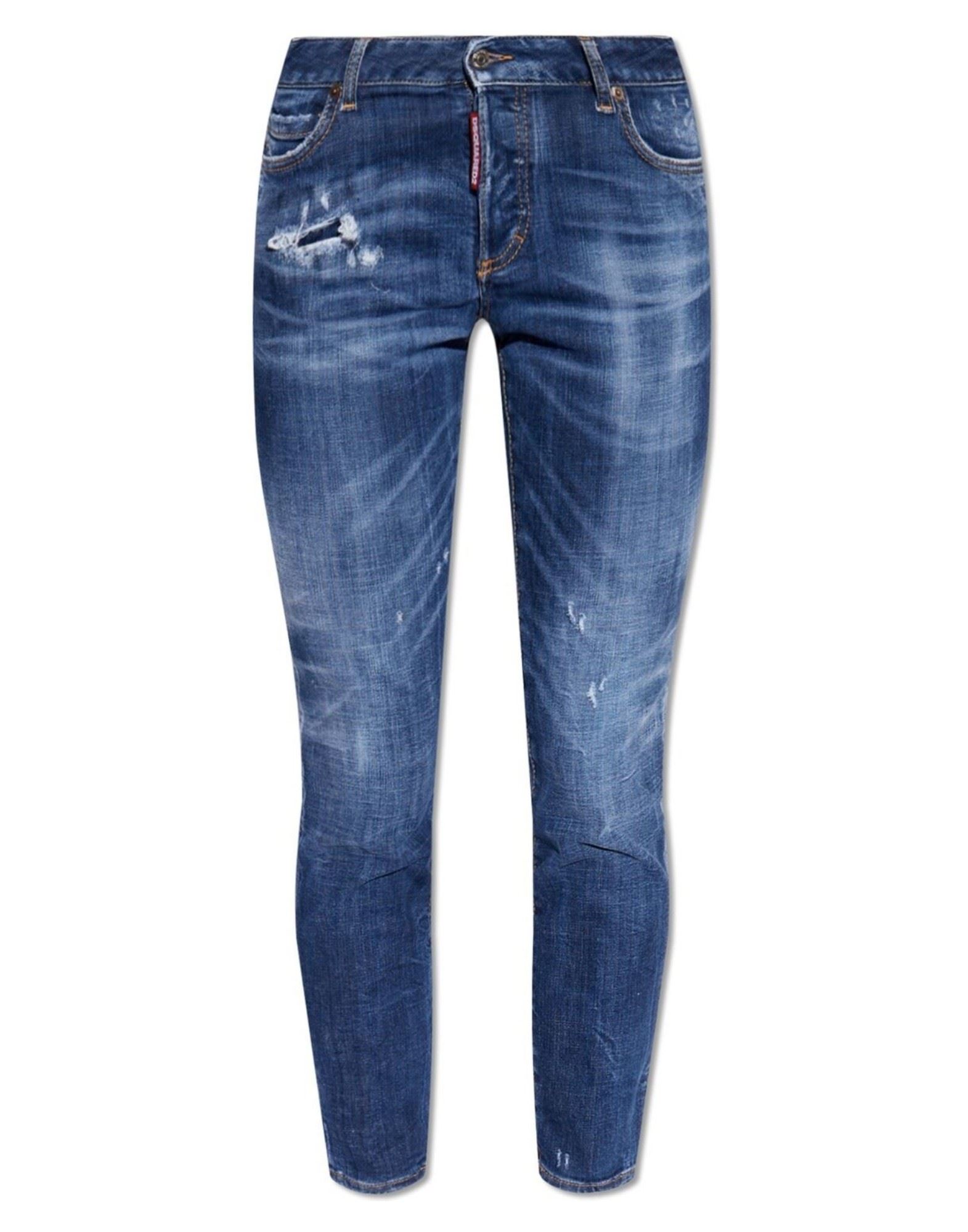 DSQUARED2 Cropped Jeans Damen Blau von DSQUARED2