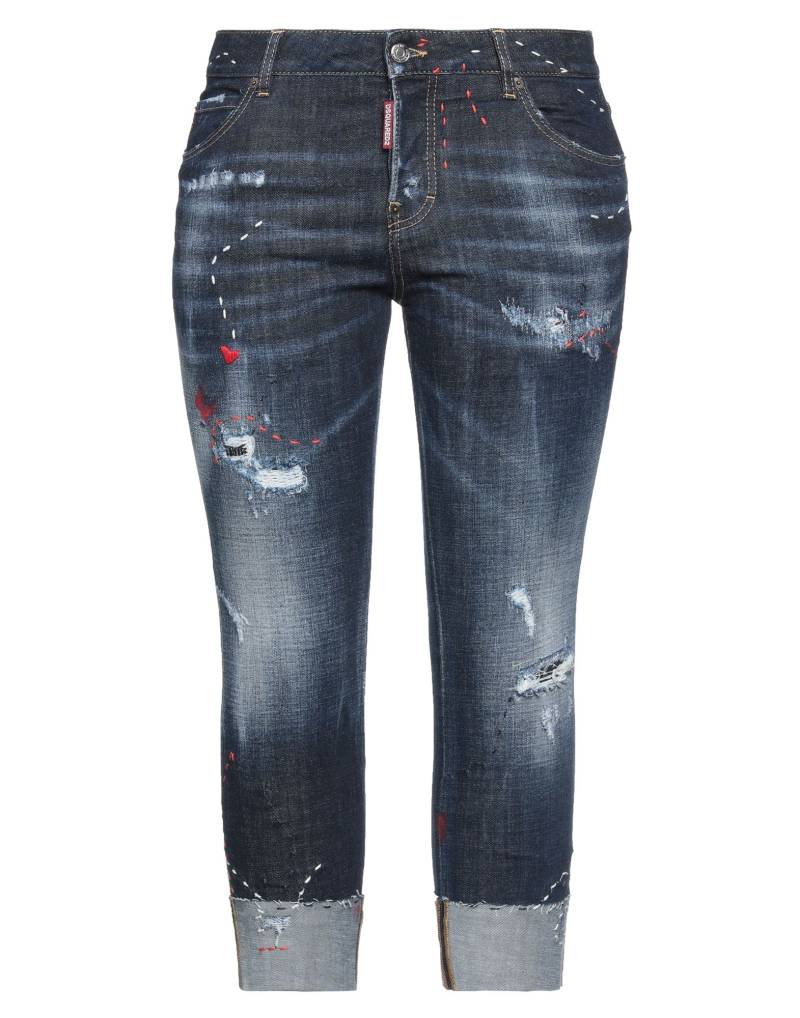 DSQUARED2 Cropped Jeans Damen Blau von DSQUARED2