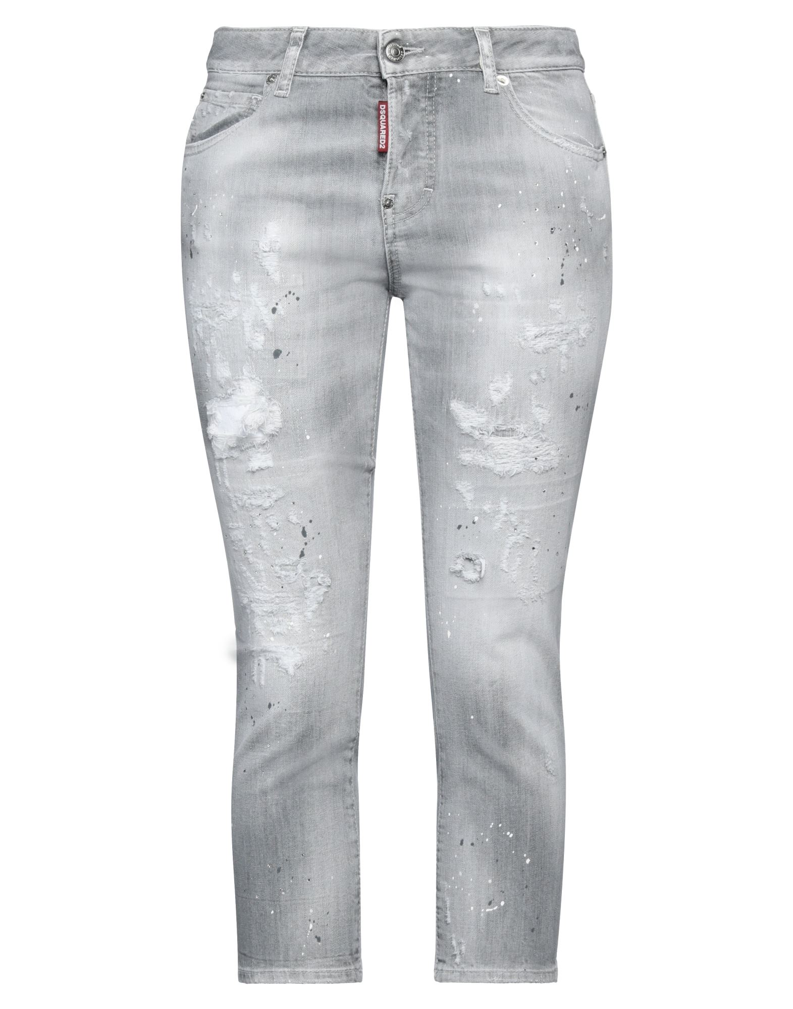 DSQUARED2 Cropped Jeans Damen Grau von DSQUARED2
