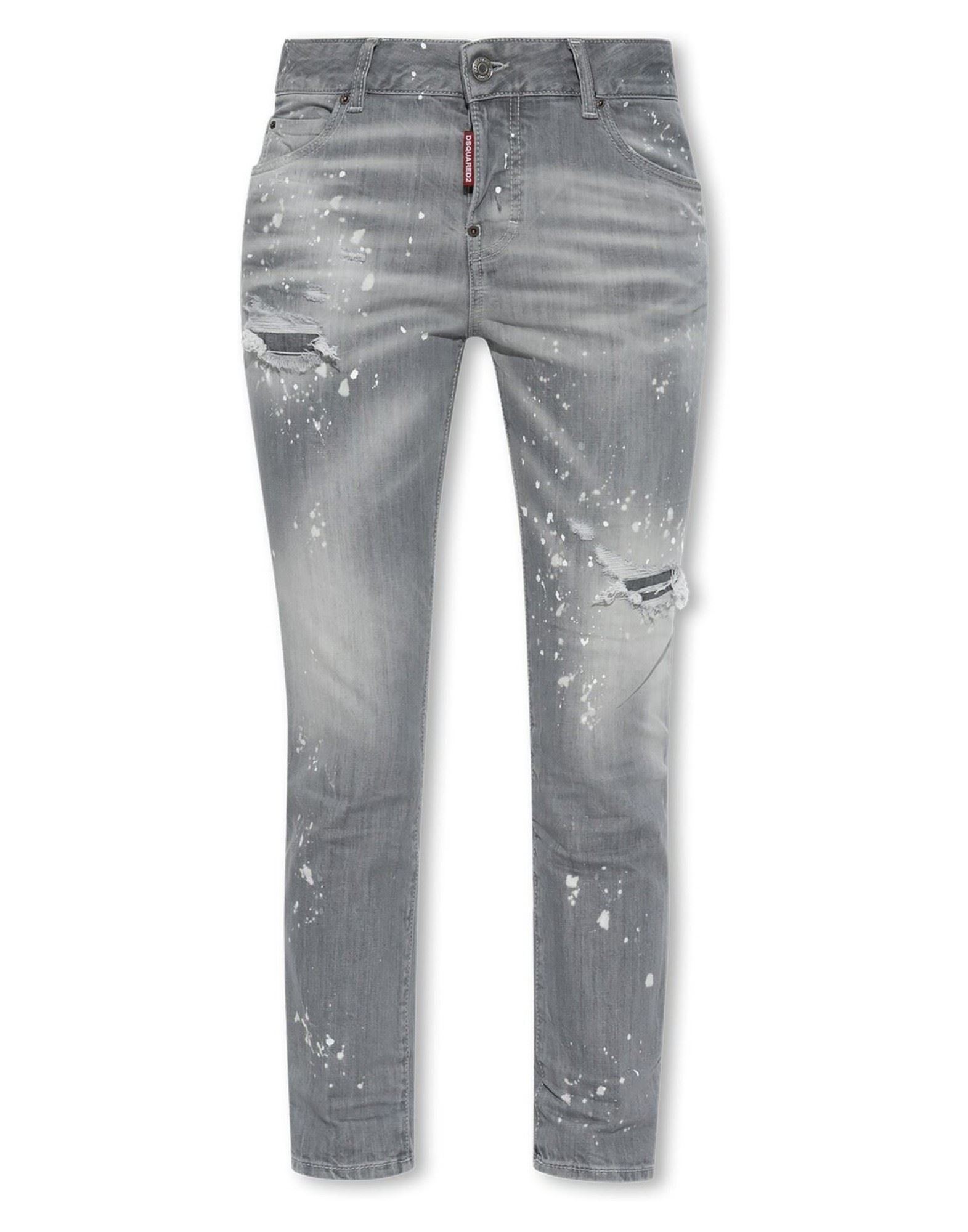 DSQUARED2 Cropped Jeans Damen Grau von DSQUARED2