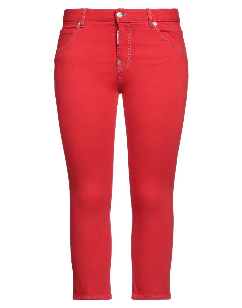 DSQUARED2 Cropped Jeans Damen Rot von DSQUARED2