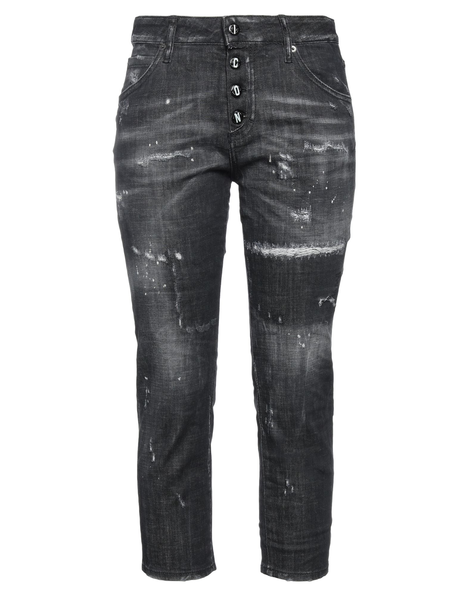 DSQUARED2 Cropped Jeans Damen Schwarz von DSQUARED2