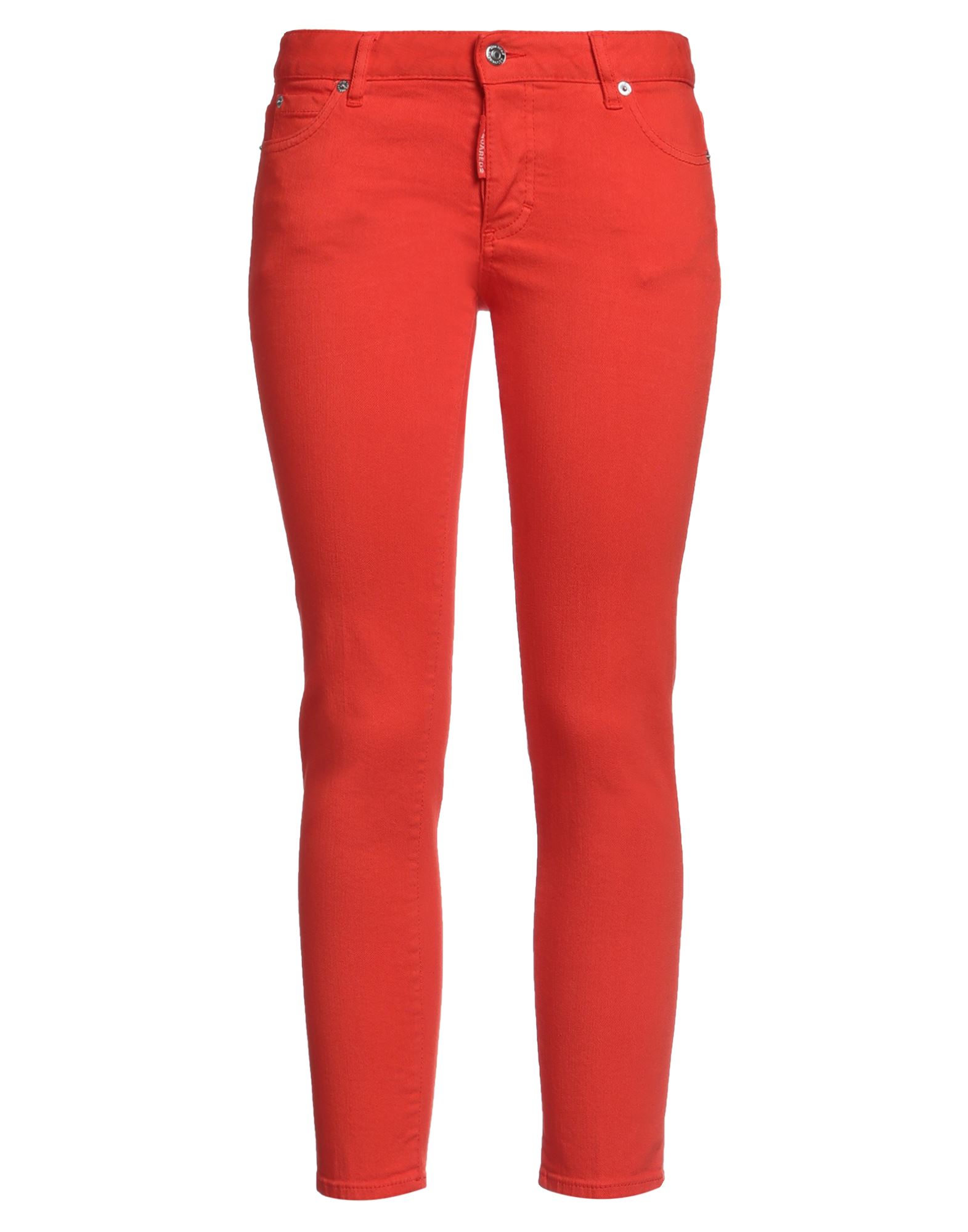 DSQUARED2 Cropped Jeans Damen Tomatenrot von DSQUARED2