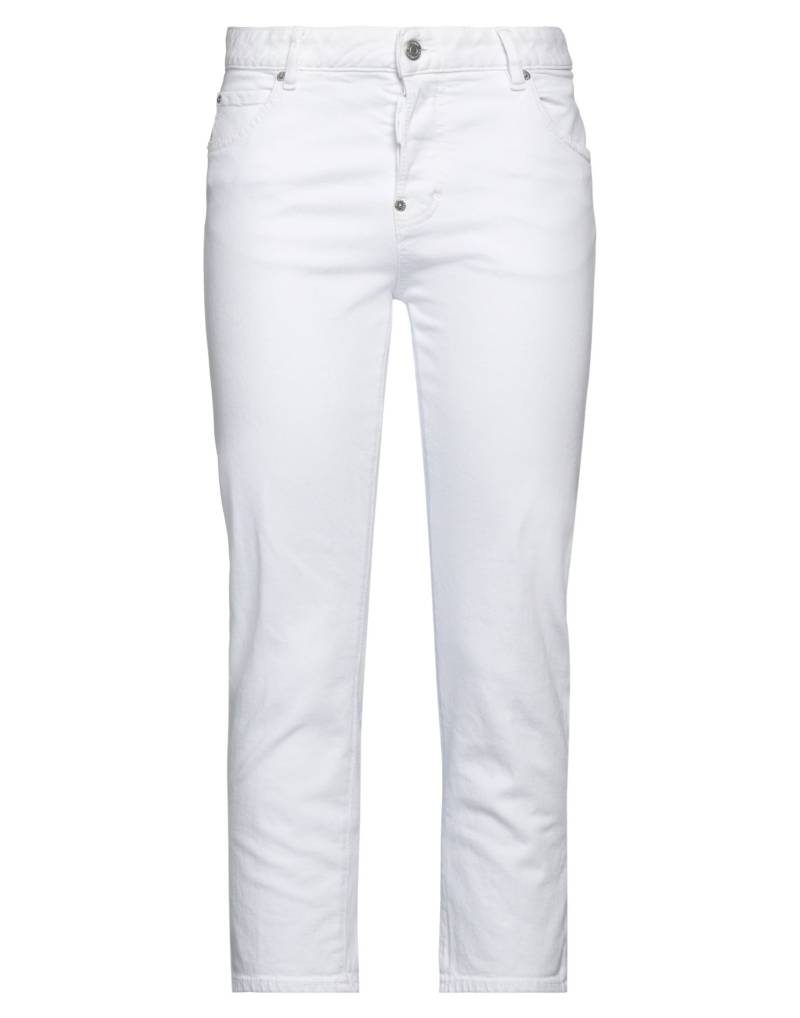 DSQUARED2 Cropped Jeans Damen Weiß von DSQUARED2