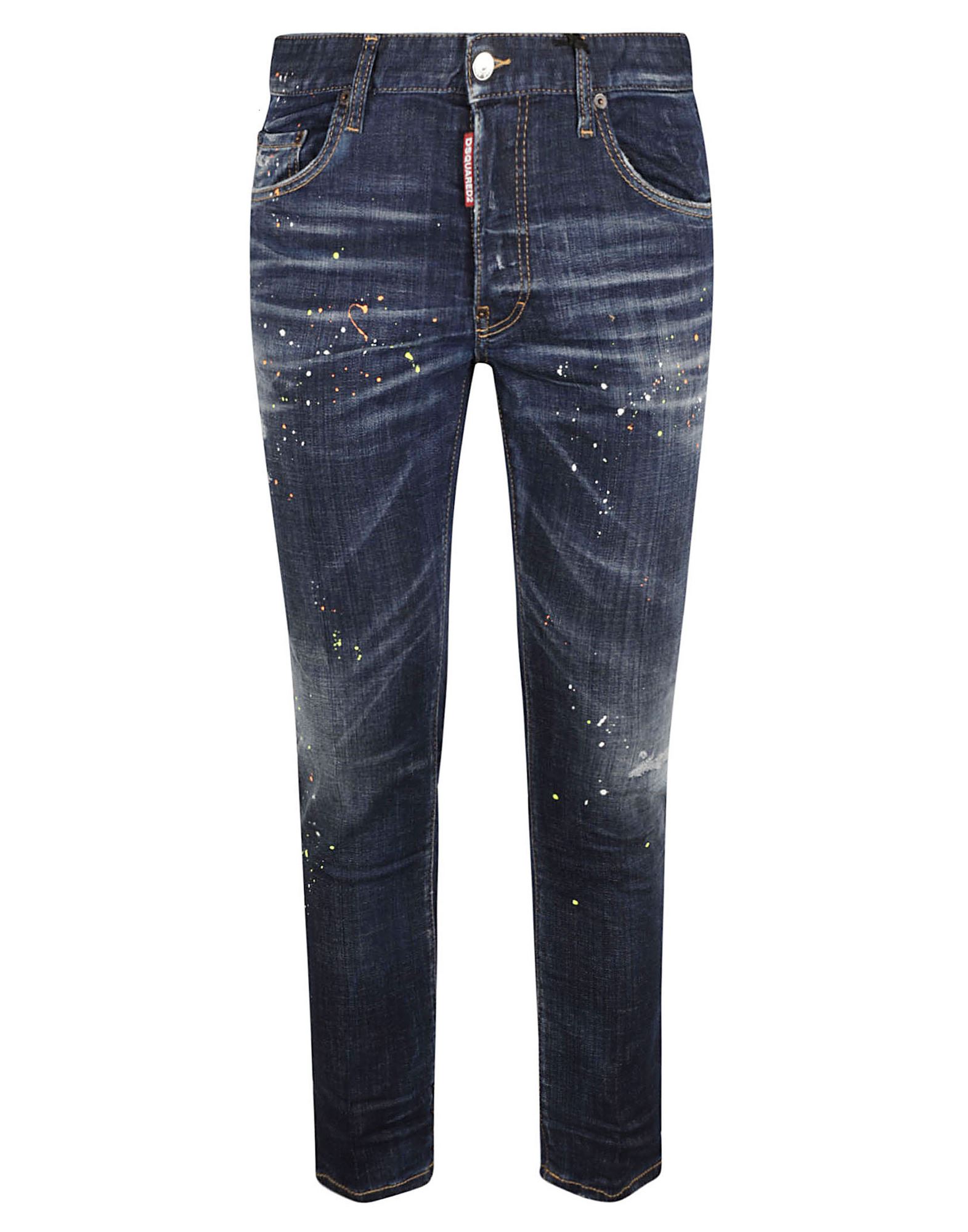 DSQUARED2 Cropped Jeans Herren Nachtblau von DSQUARED2