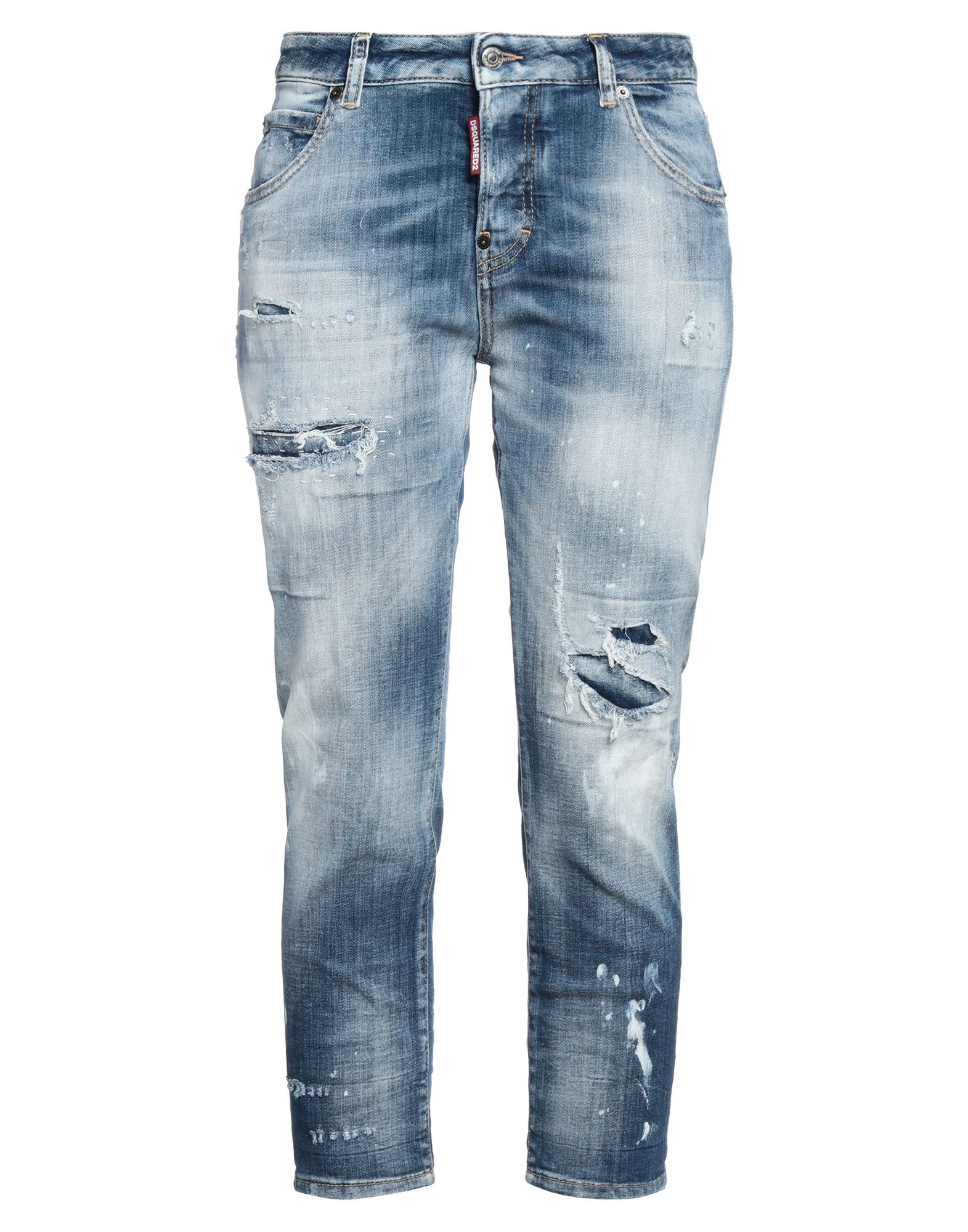 DSQUARED2 Cropped-hosen Damen Blau von DSQUARED2