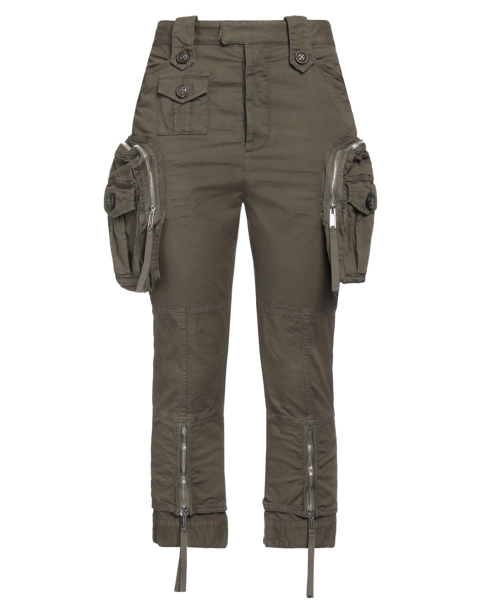 DSQUARED2 Cropped-hosen Damen Militärgrün von DSQUARED2