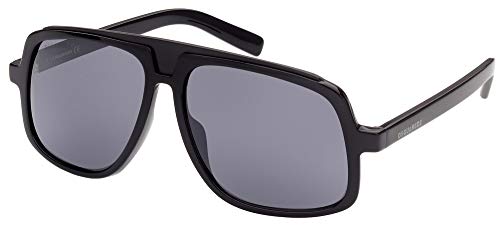 DSQUARED2 BEN DQ 0363 Black/Smoke 59/14/140 Herren Sonnenbrillen von DSQUARED2