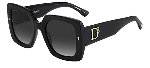 DSQUARED2 Damen D2 0063/S Sonnenbrille, schwarz, 66 von DSQUARED2