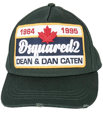 DSQUARED2 Family Business Oversized Patch Logo Embroidered Iconic Baseball Cap Kappe Basebalkappe Hat Hut von DSQUARED2