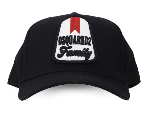 DSQUARED2 Family Team Patch Logo Baseballcap Cap Kappe Basebalkappe Hat New von DSQUARED2
