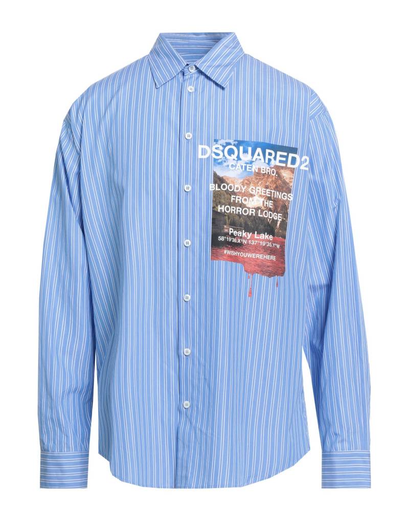 DSQUARED2 Hemd Herren Azurblau von DSQUARED2