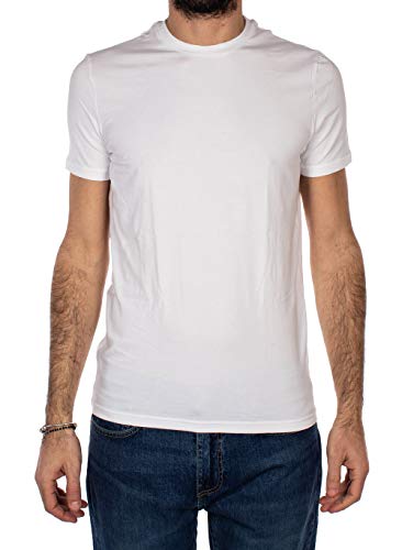 DSQUARED2 Herren Crew Neck T-Shirt, 2er Pack, Weiss, 2XL von DSQUARED2