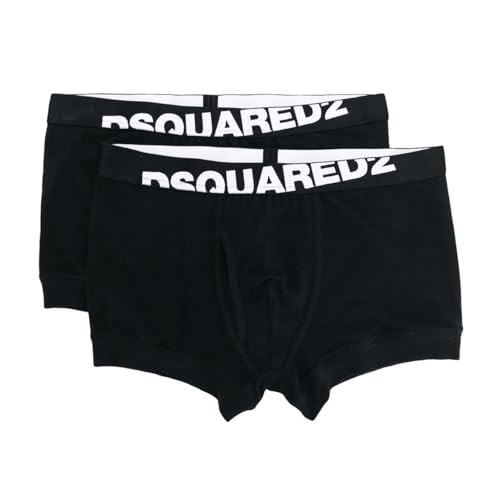 DSQUARED2 Herren Trunk, 2er Pack, Black, 2XL von DSQUARED2