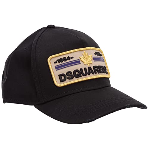 DSQUARED2 Herren d2 Patch Cap Nero von DSQUARED2