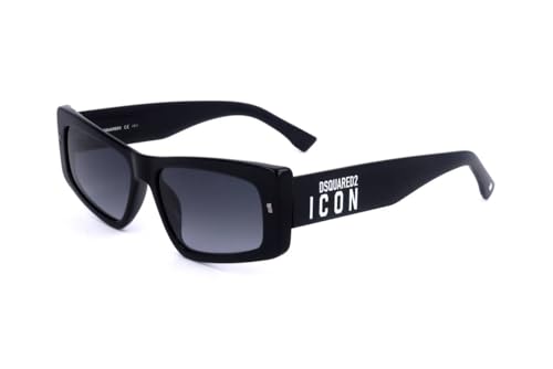 DSQUARED2 Icon 0007/S Brille, Black, 57 für Herren, schwarz von DSQUARED2