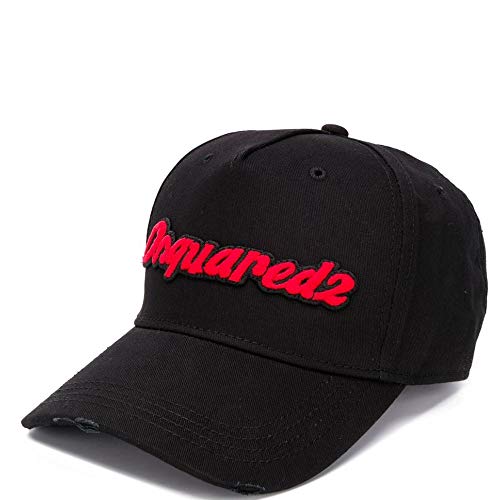 DSQUARED2 Iconic Brand Logo Embroidered Baseball Cap Kappe Basebalkappe Hat von DSQUARED2
