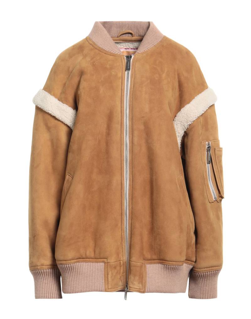 DSQUARED2 Jacke & Anorak Damen Kamel von DSQUARED2