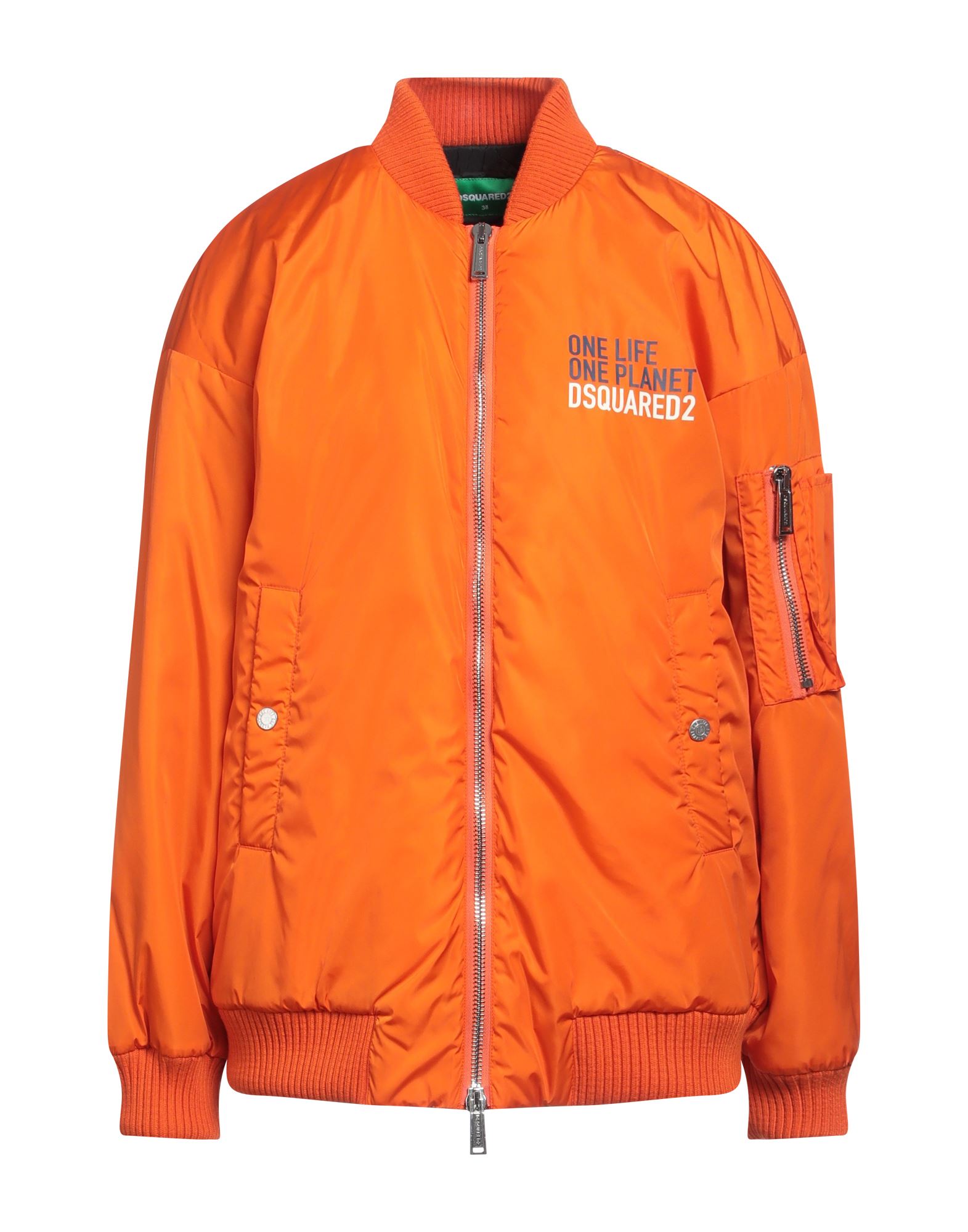 DSQUARED2 Jacke & Anorak Damen Orange DSQUARED2 Jacke & Anorak Damen Orange von DSQUARED2
