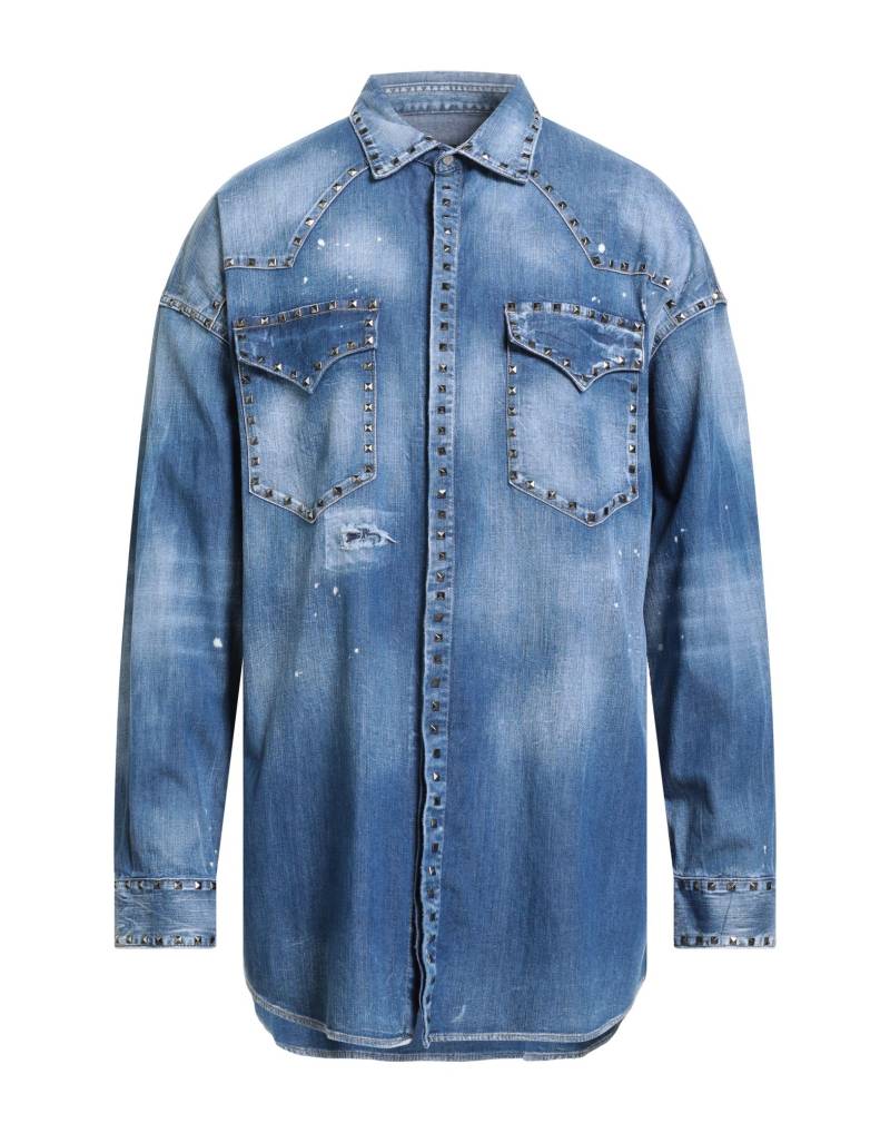 DSQUARED2 Jeanshemd Herren Blau von DSQUARED2