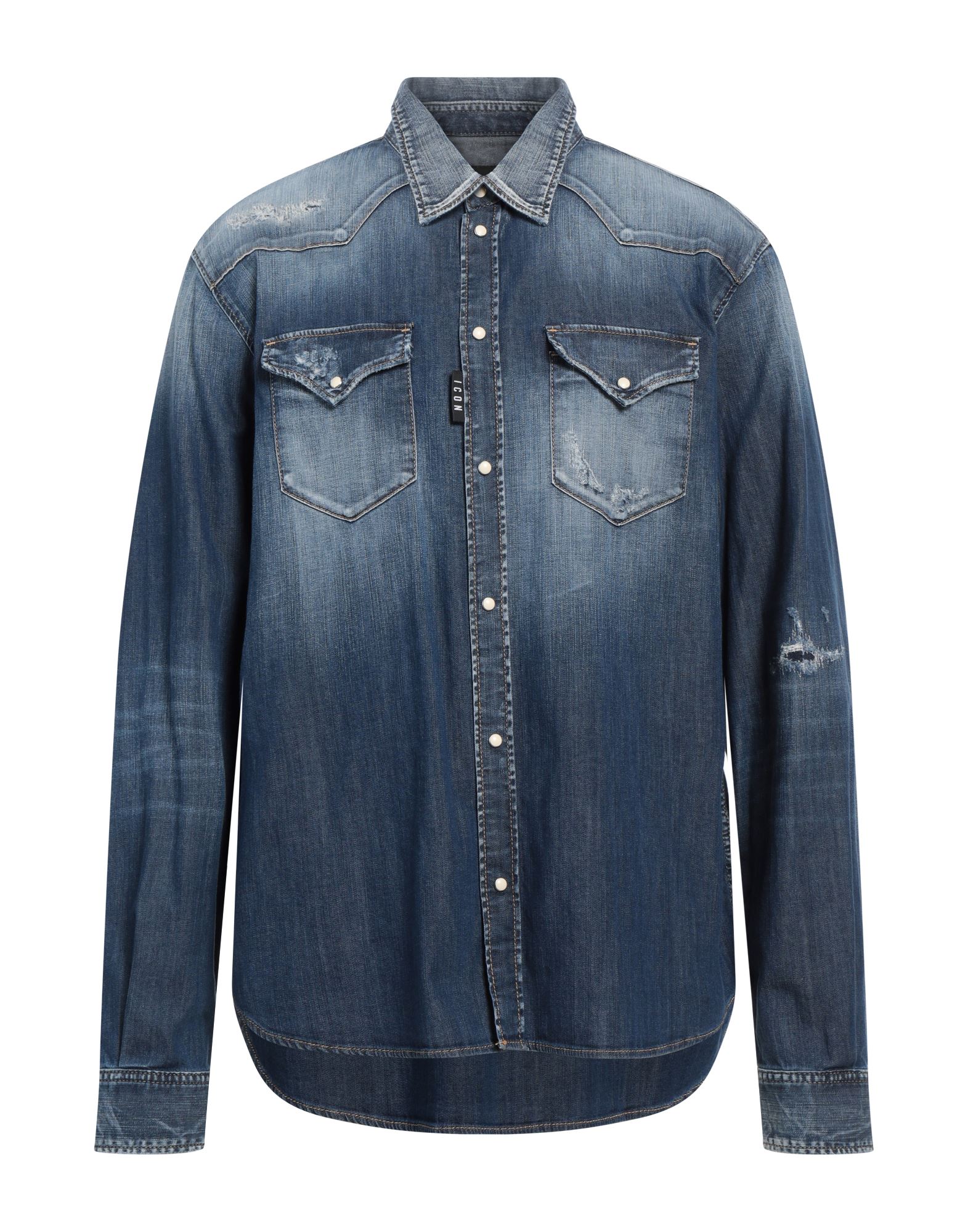 DSQUARED2 Jeanshemd Herren Blau von DSQUARED2