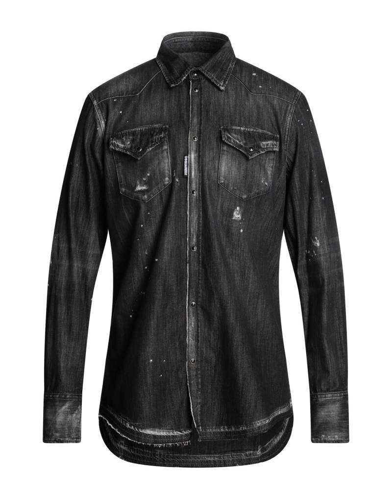DSQUARED2 Jeanshemd Herren Schwarz von DSQUARED2