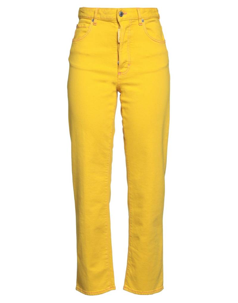 DSQUARED2 Jeanshose Damen Gelb von DSQUARED2