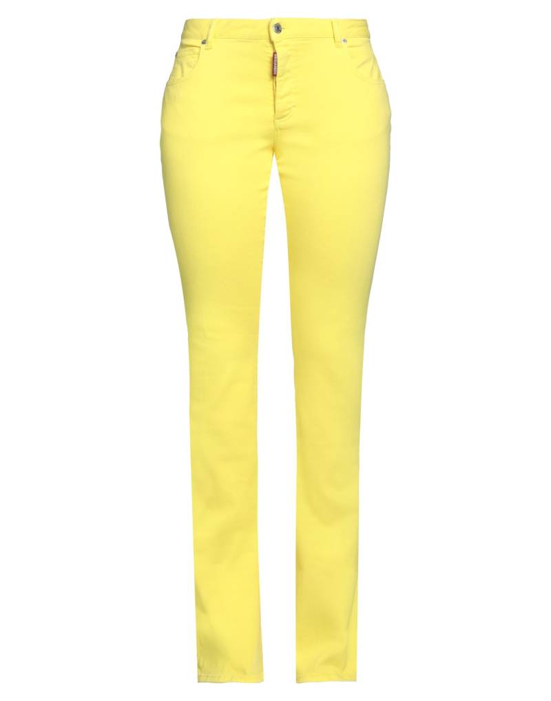 DSQUARED2 Jeanshose Damen Gelb von DSQUARED2