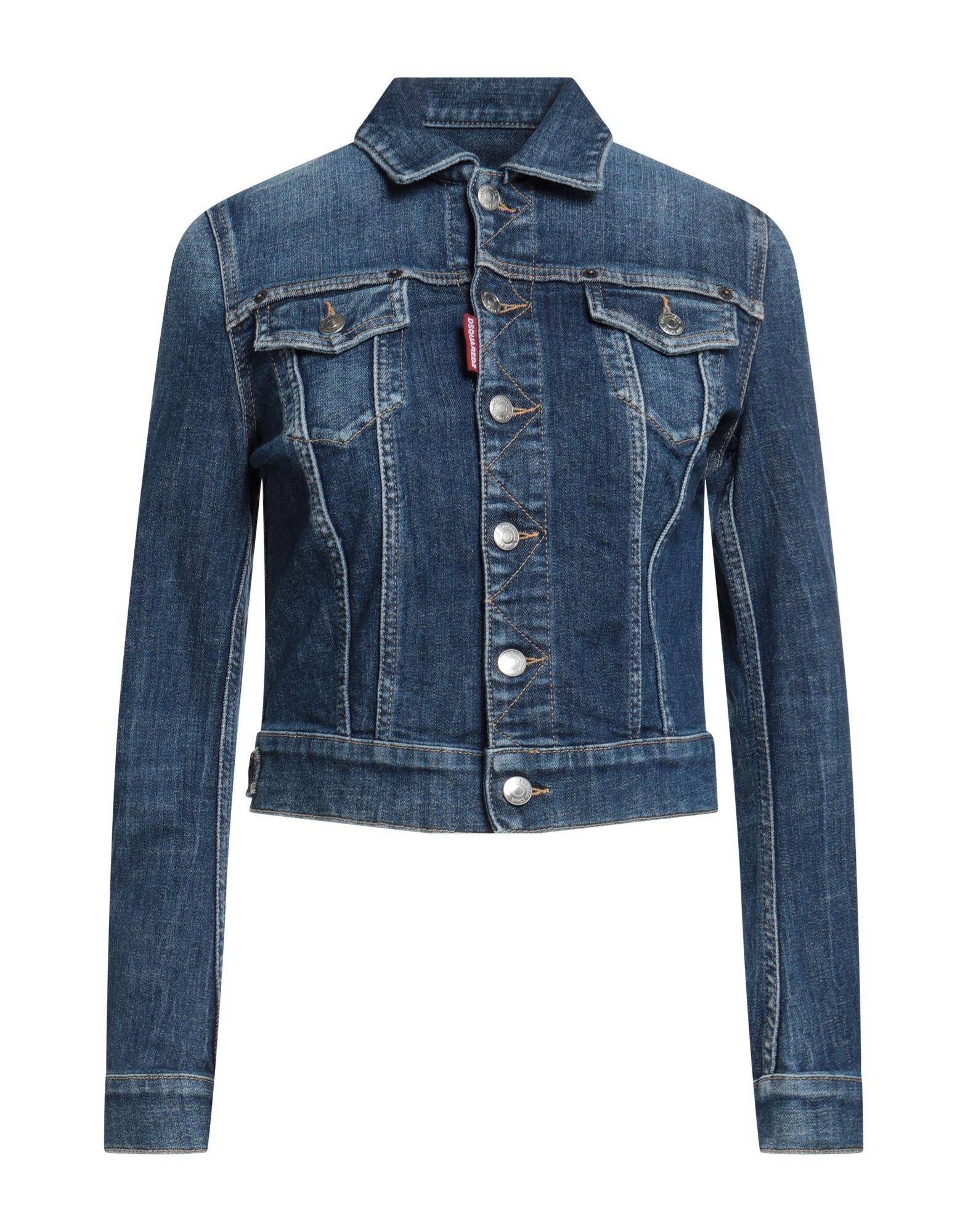 DSQUARED2 Jeansjacke/-mantel Damen Blau von DSQUARED2