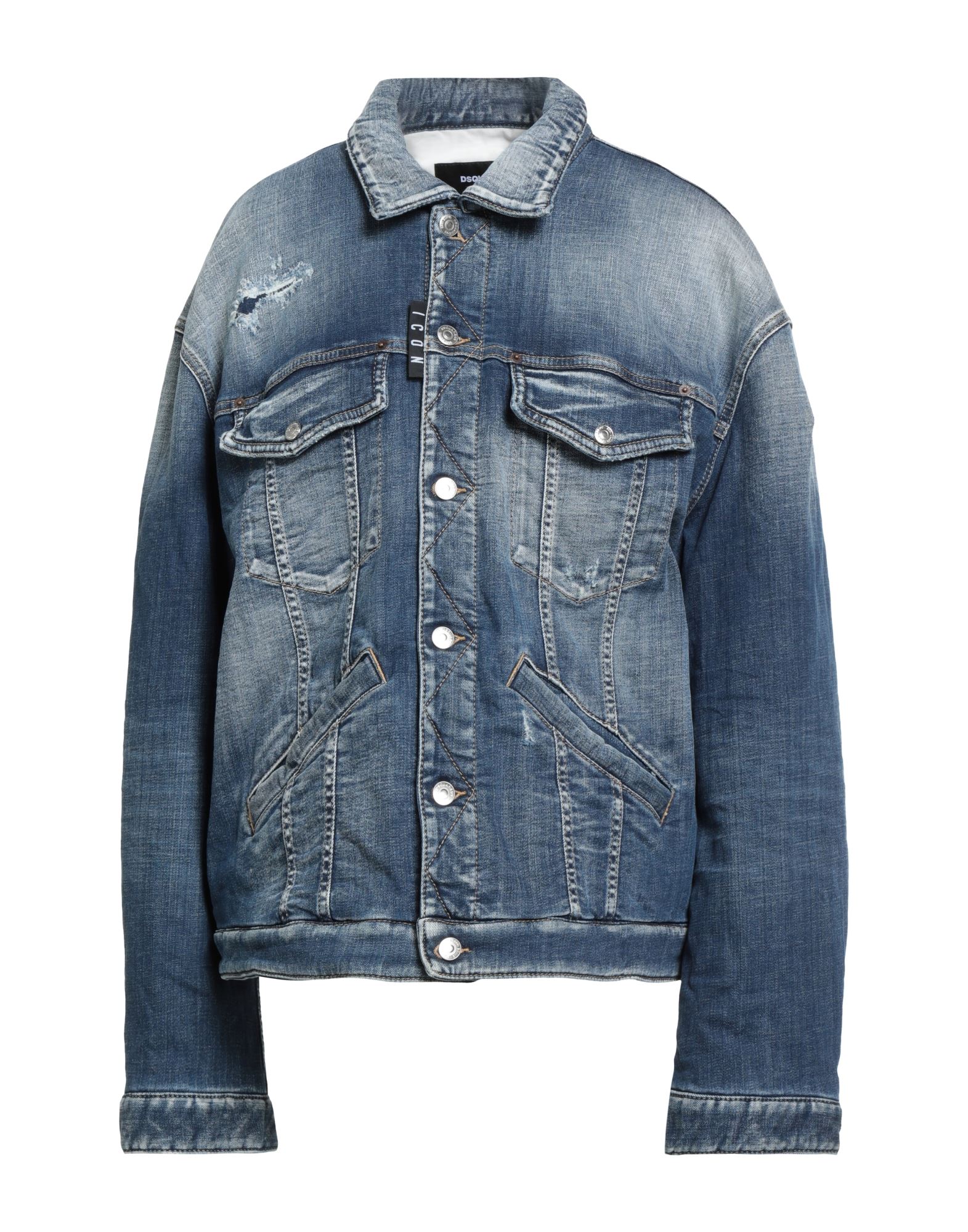 DSQUARED2 Jeansjacke/-mantel Damen Blau von DSQUARED2