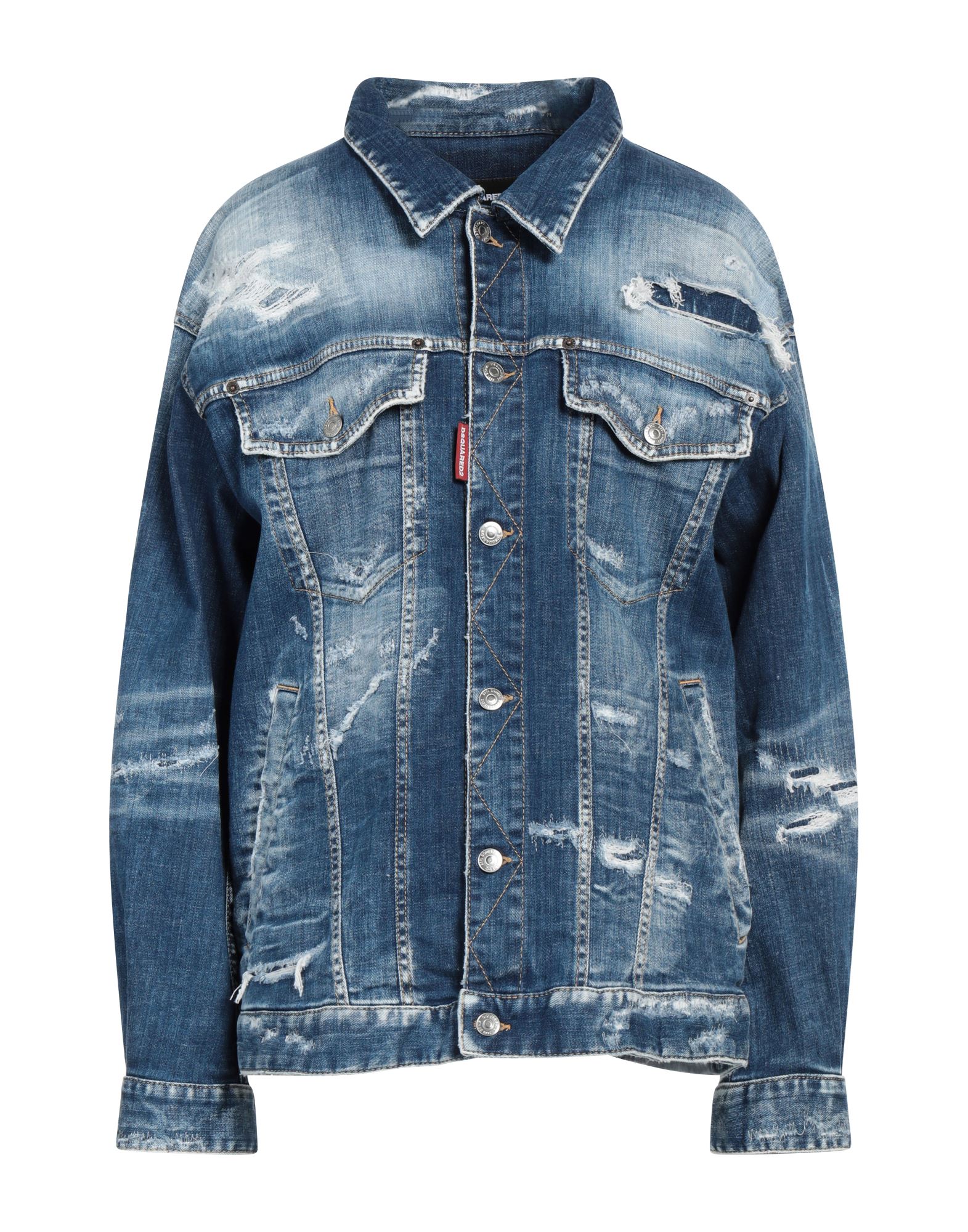 DSQUARED2 Jeansjacke/-mantel Damen Blau von DSQUARED2