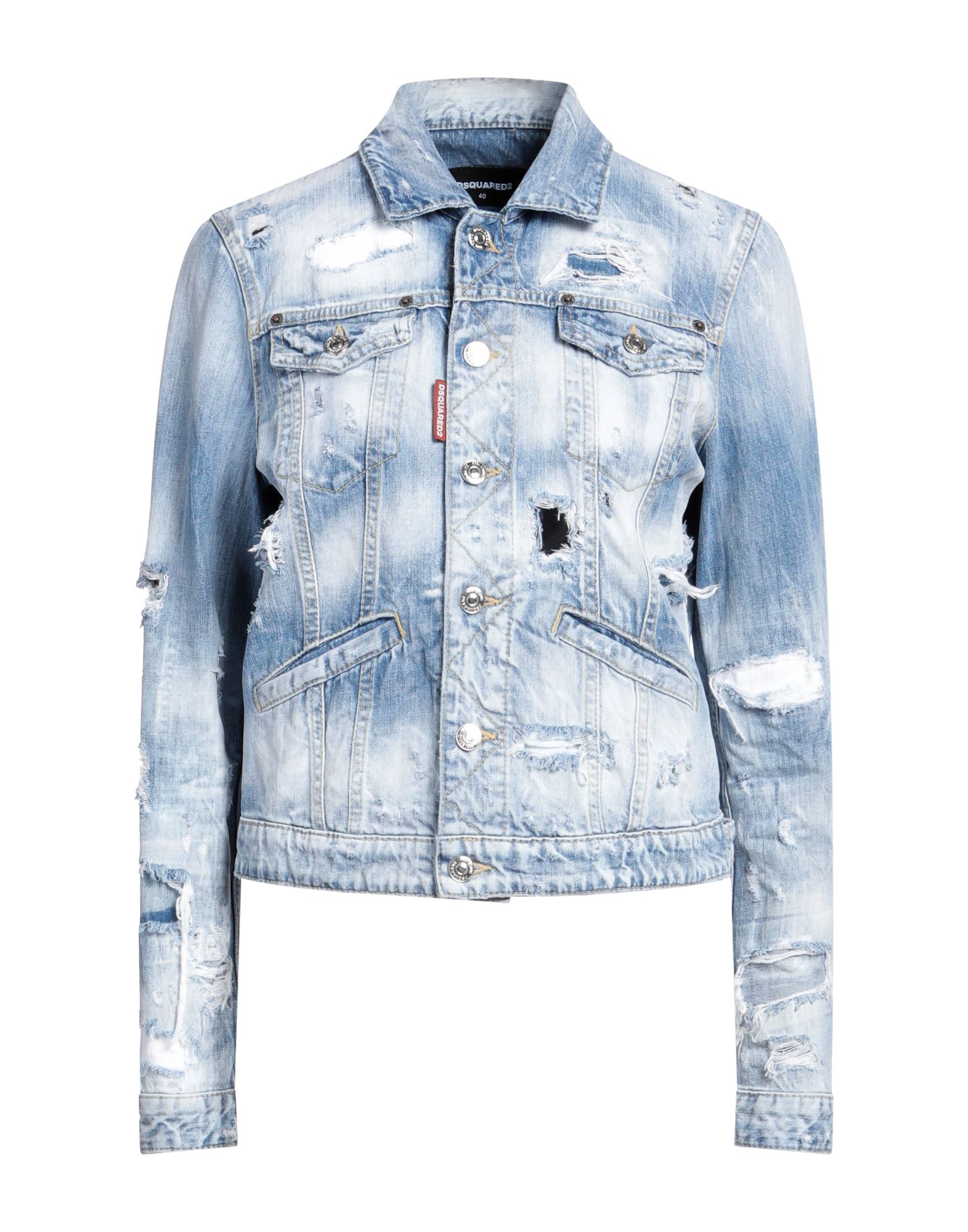 DSQUARED2 Jeansjacke/-mantel Damen Blau von DSQUARED2