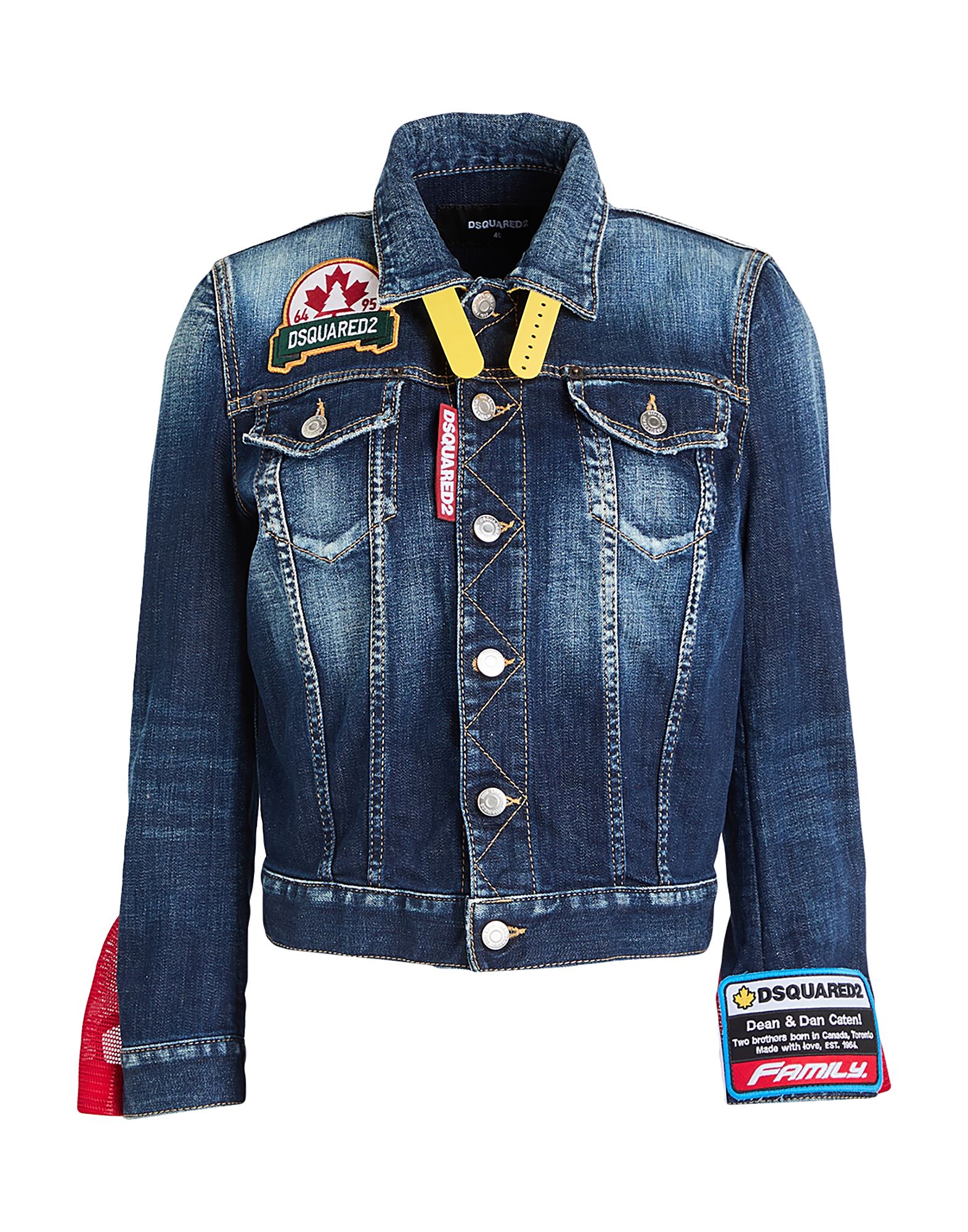 DSQUARED2 Jeansjacke/-mantel Damen Blau von DSQUARED2